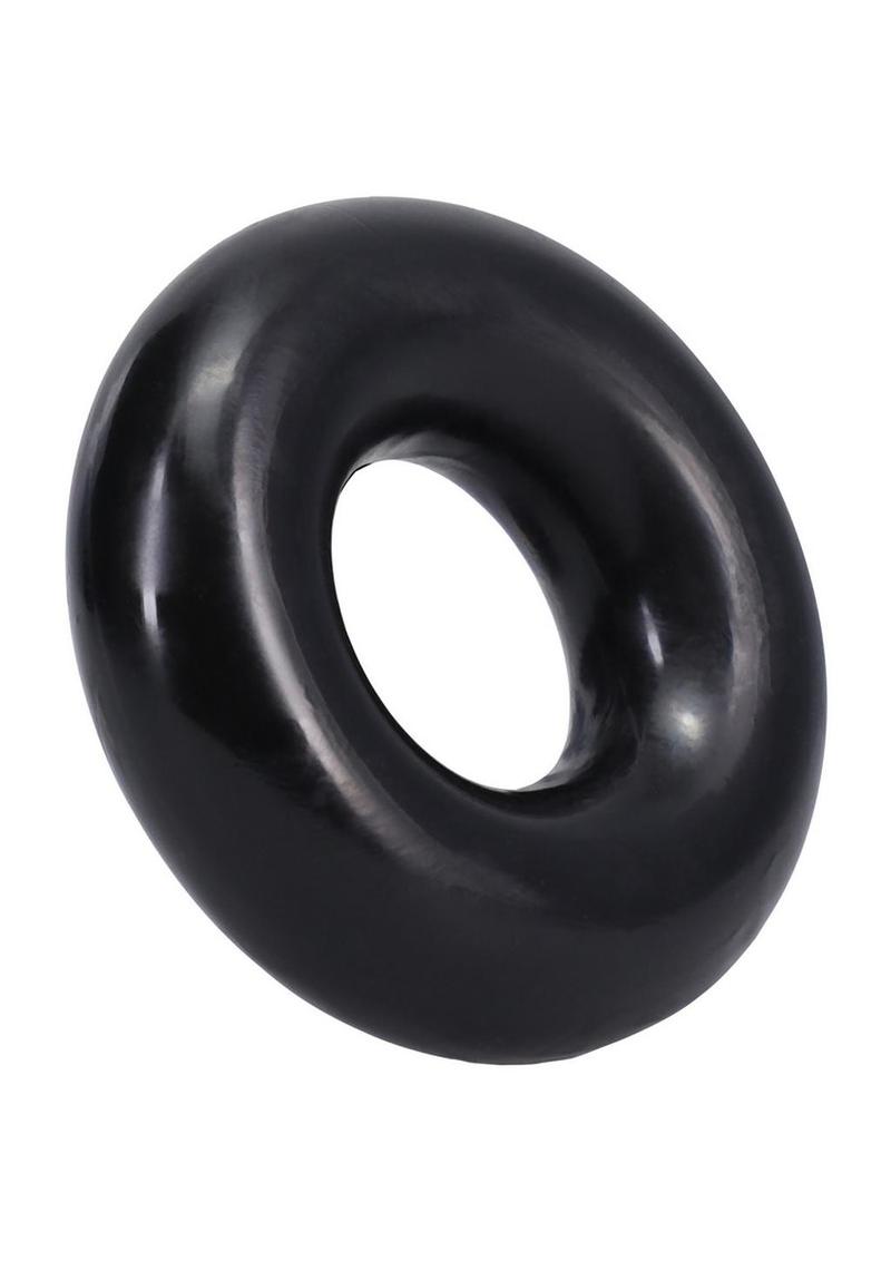 Rock Solid The 2x Donut Cock Ring - Black - XXLarge