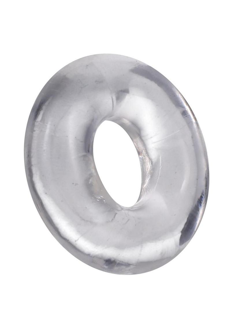 Rock Solid The 2x Donut Cock Ring - Clear - XXLarge