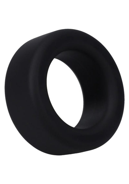 Rock Solid The Big O Silicone Cock Ring - Black