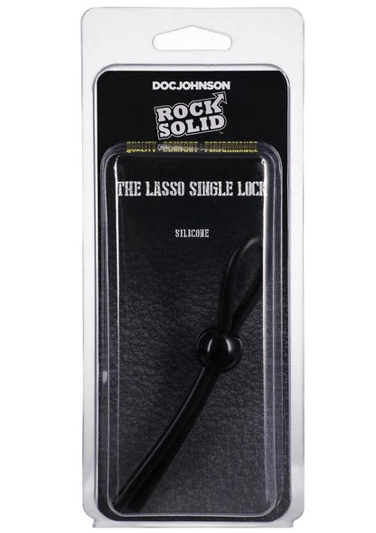 Rock Solid The Lasso Single Lock Adjustable Silicone Cock Ring