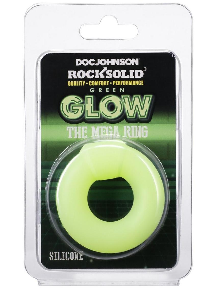 Rock Solid The Mega Ring Glow In The Dark Silicone Cock Ring