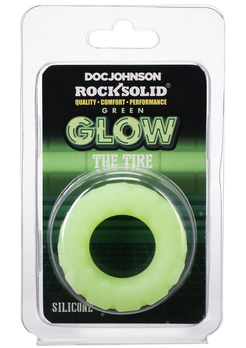 Rock Solid The Tire Silicone Glow In The Dark Cock Ring