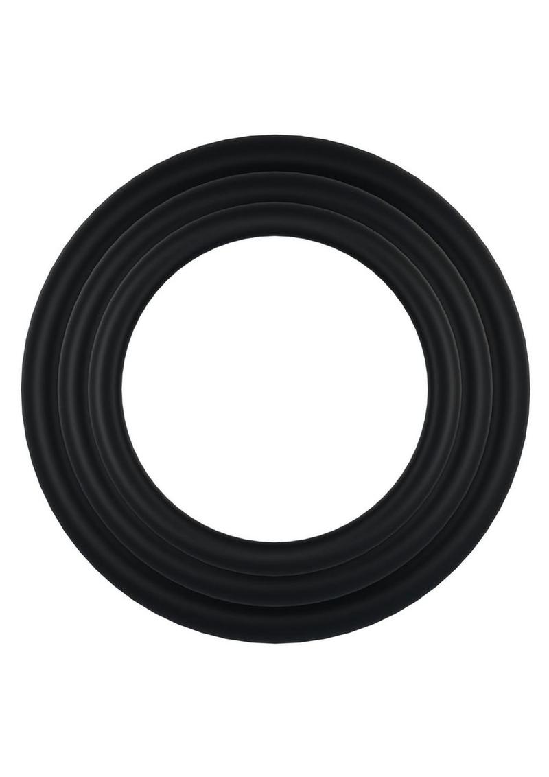 Rock Solid Tri-Pack Rubber Gasket Cock Ring