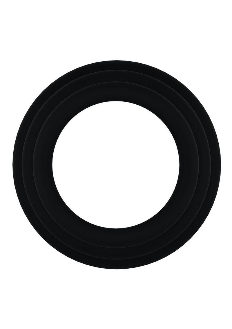 Rock Solid Tri-Pack Silicone Gasket Cock Ring