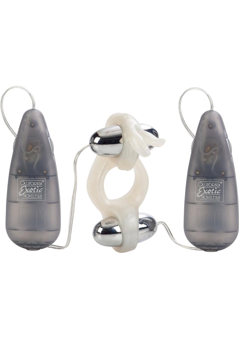 Rockin Rabbit Vibrating Cock Rings Cock Ring with Clitoral Stimulation and Remote Control