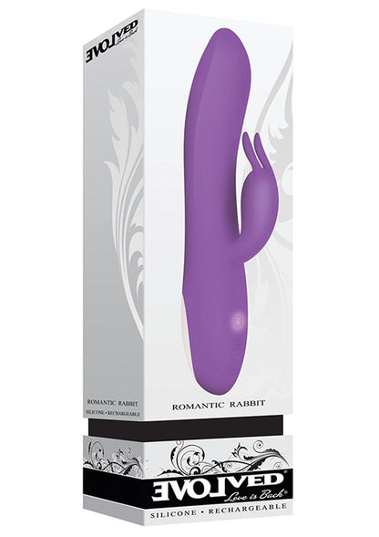 Romantic Rabbit Rechargeable Silicone Vibrator with Dual Motors