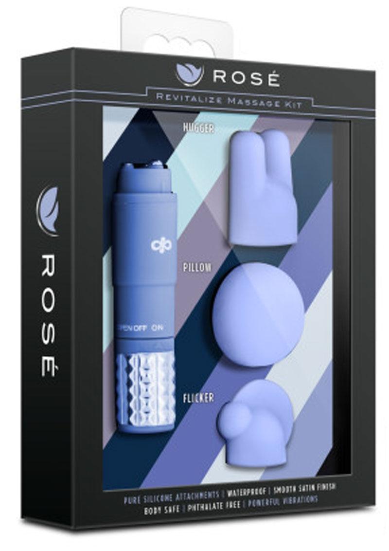 Rose Revitalize Massage Kit with Silicone Attachments