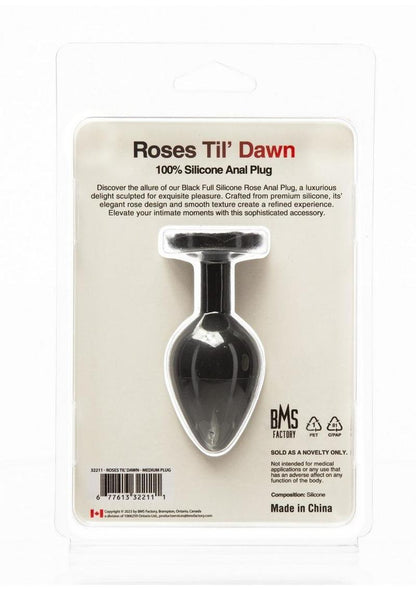 Roses Til Dawn Silicone Butt Plug 2