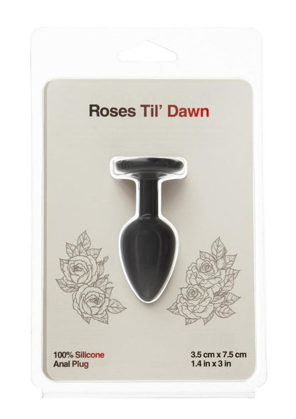 Roses Til Dawn Silicone Butt Plug 2