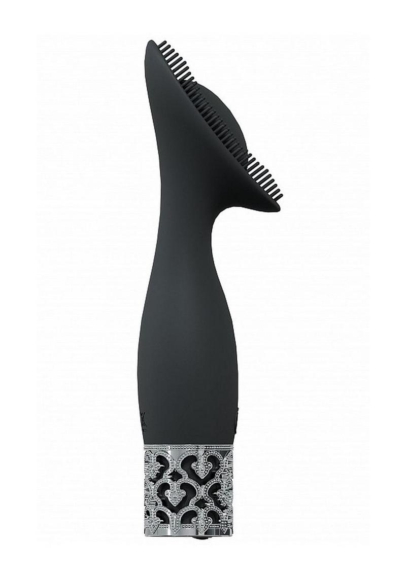 Royal Gems Duchess Silicone Rechargeable Vibrator - Black