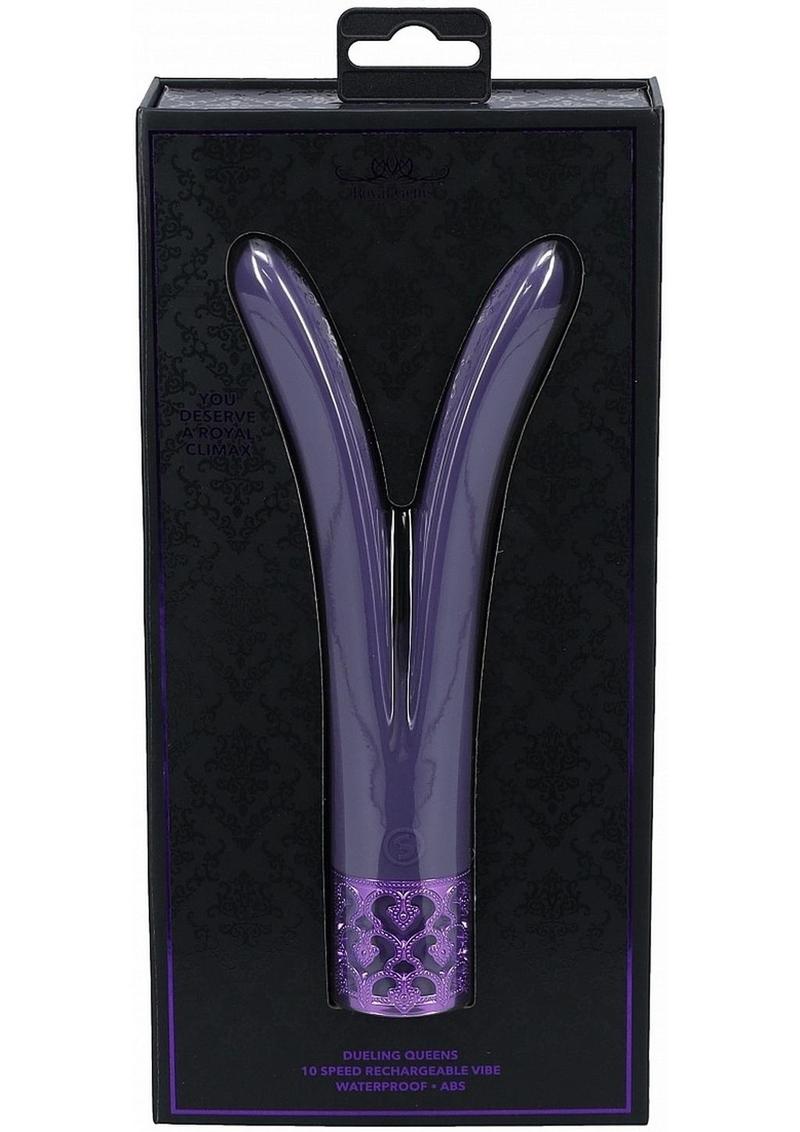 Royal Gems Dueling Queens Rechargeable Silicone Vibrator