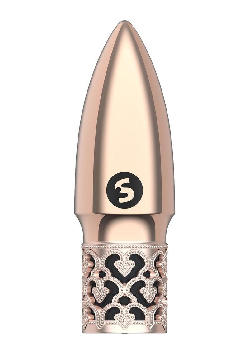 Royal Gems Glitter Rechargeable Bullet - Rose Gold