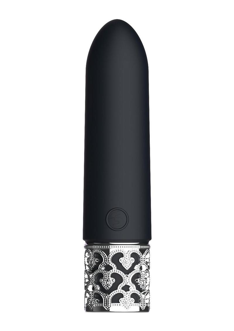 Royal Gems Imperial Silicone Rechargeable Bullet - Black