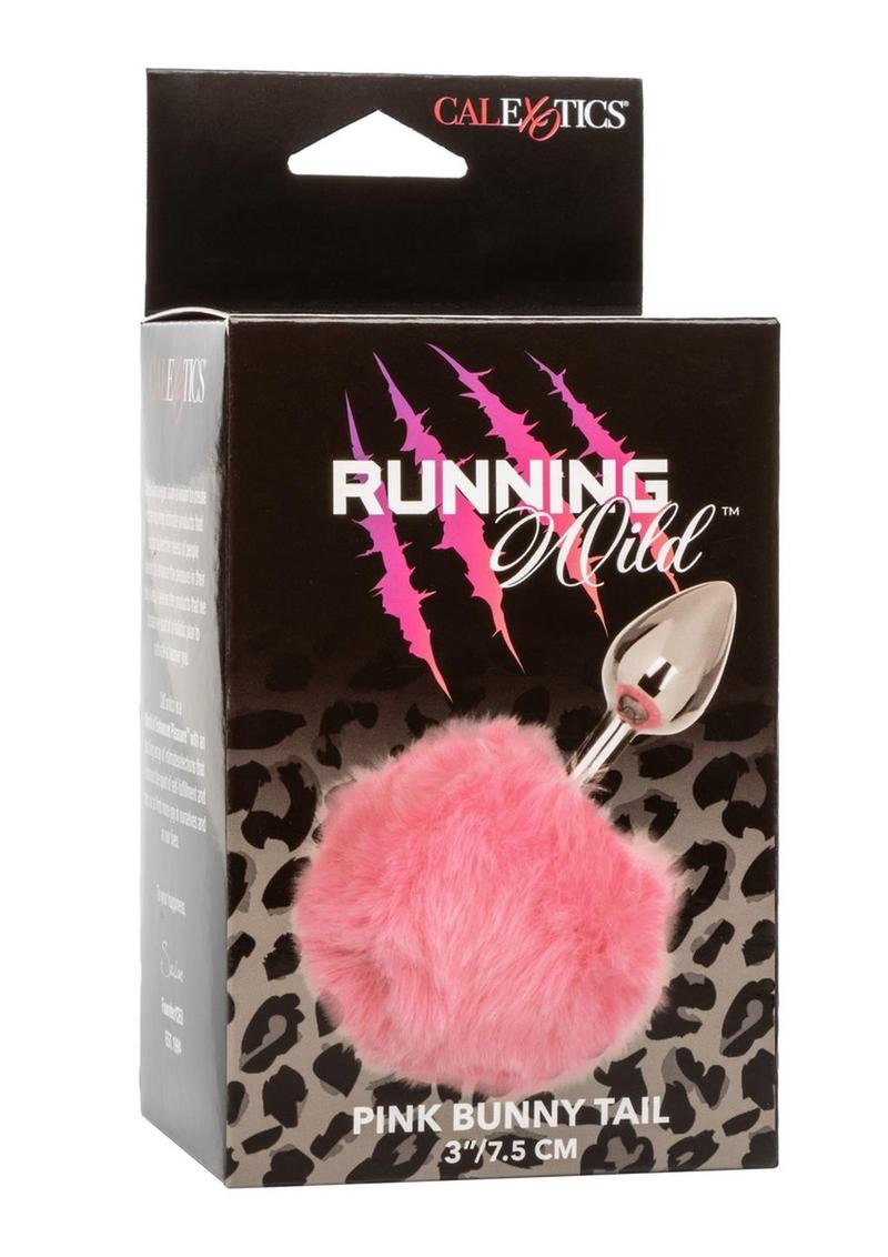 Running Wild Faux Fur Bunny Tail and Metallic Anal Plug