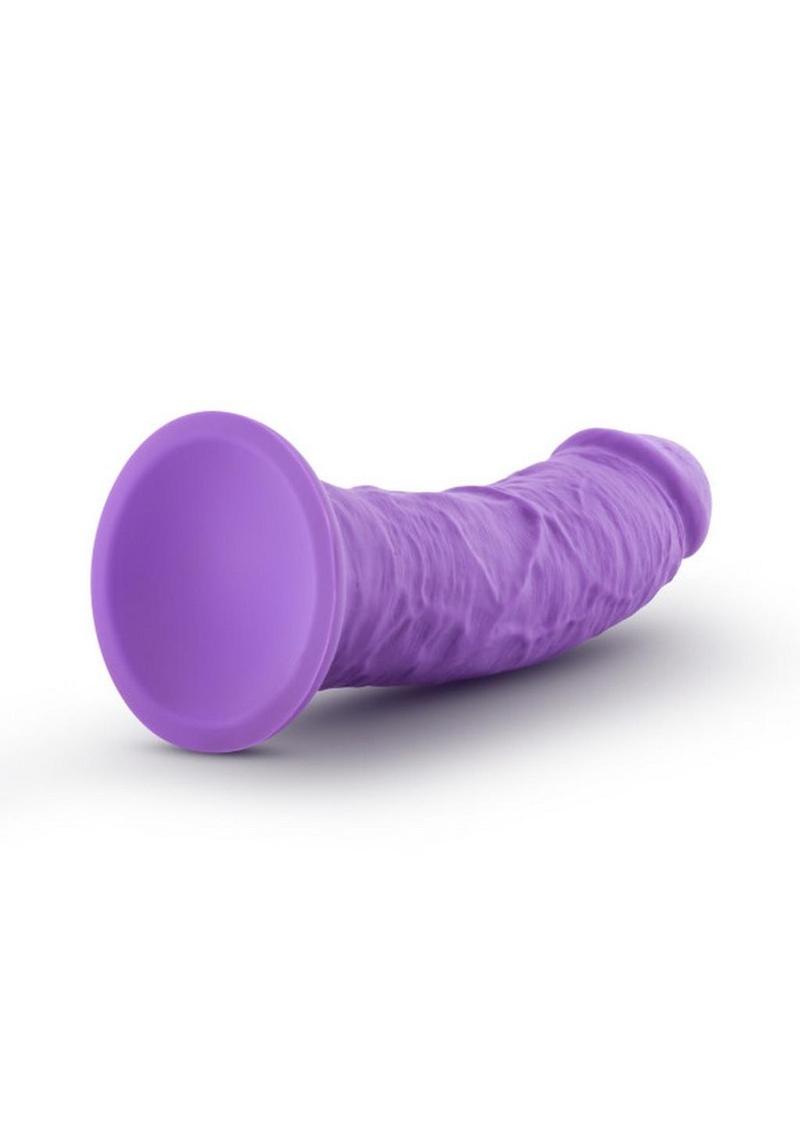 Ruse Jammy Silicone Dildo - Purple - 8in