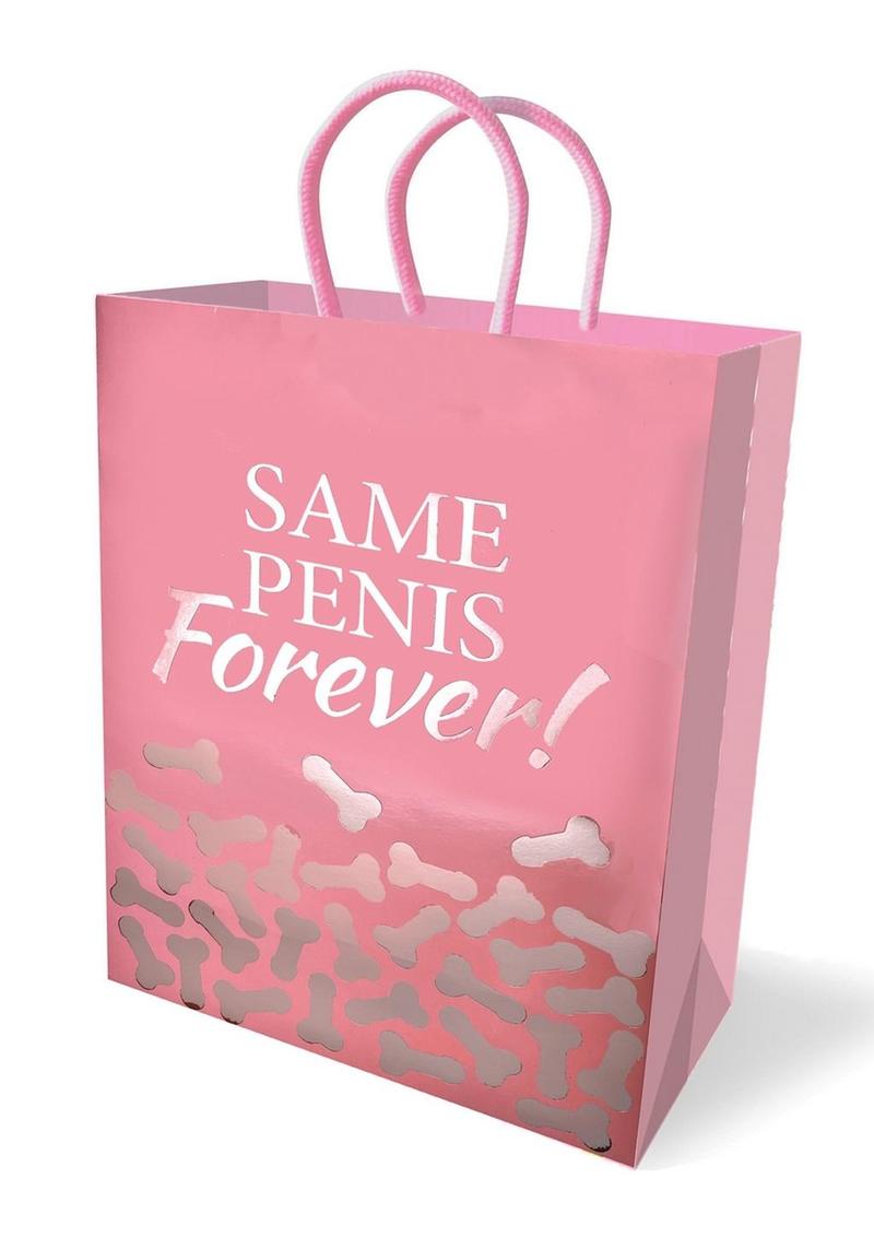 Same Penis Forever - Pink/Silver - Gift Bag