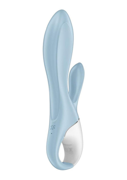 Satisfyer Air Pump Bunny 1 Rechargeable Silicone Rabbit Vibrator - Blue/White