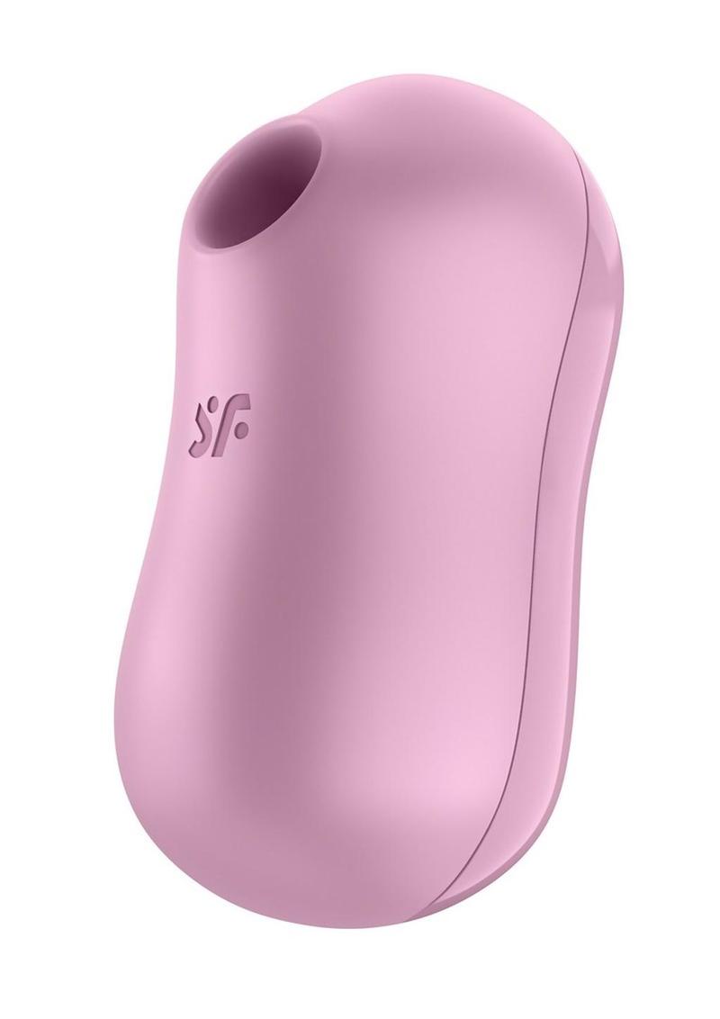 Satisfyer Cotton Candy Rechargeable Silicone Clitoral Stimulator - Lilac/Purple