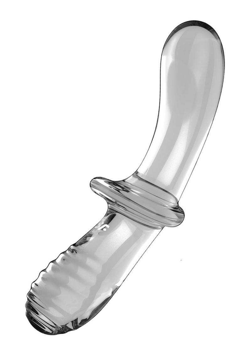 Satisfyer Double Crystal Glass Dildo - Clear