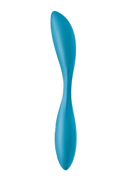 Satisfyer G-Spot Flex 1 Rechargeable Silicone Vibrator - Blue/Petrol