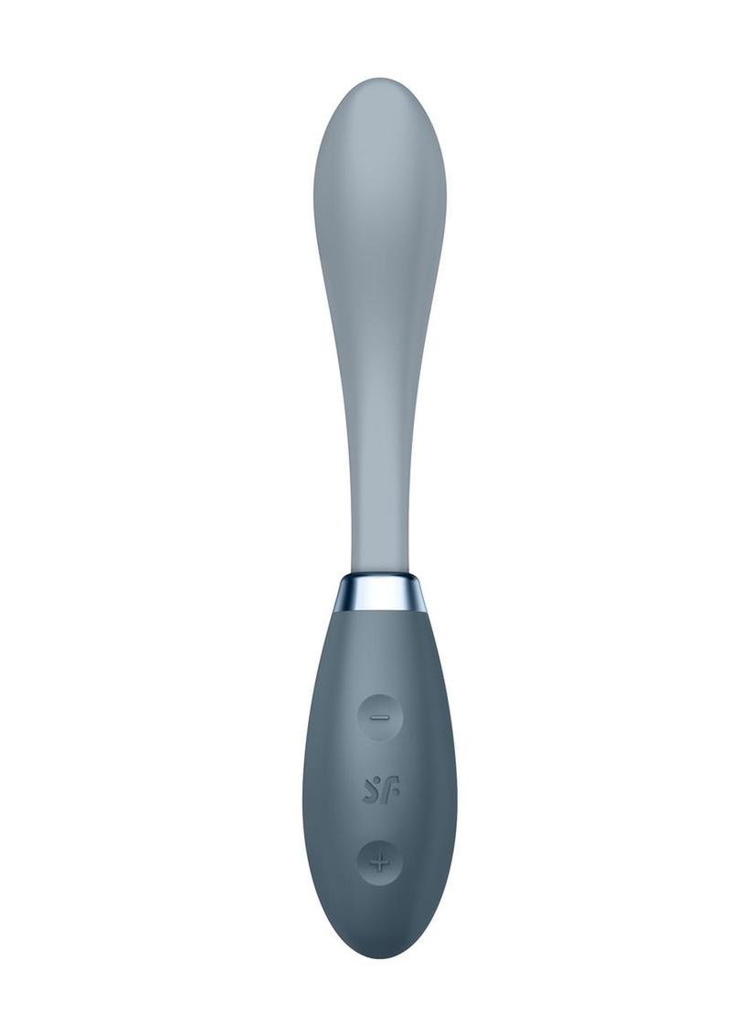 Satisfyer G-Spot Flex 3 Rechargeable Silicone Vibrator - Grey