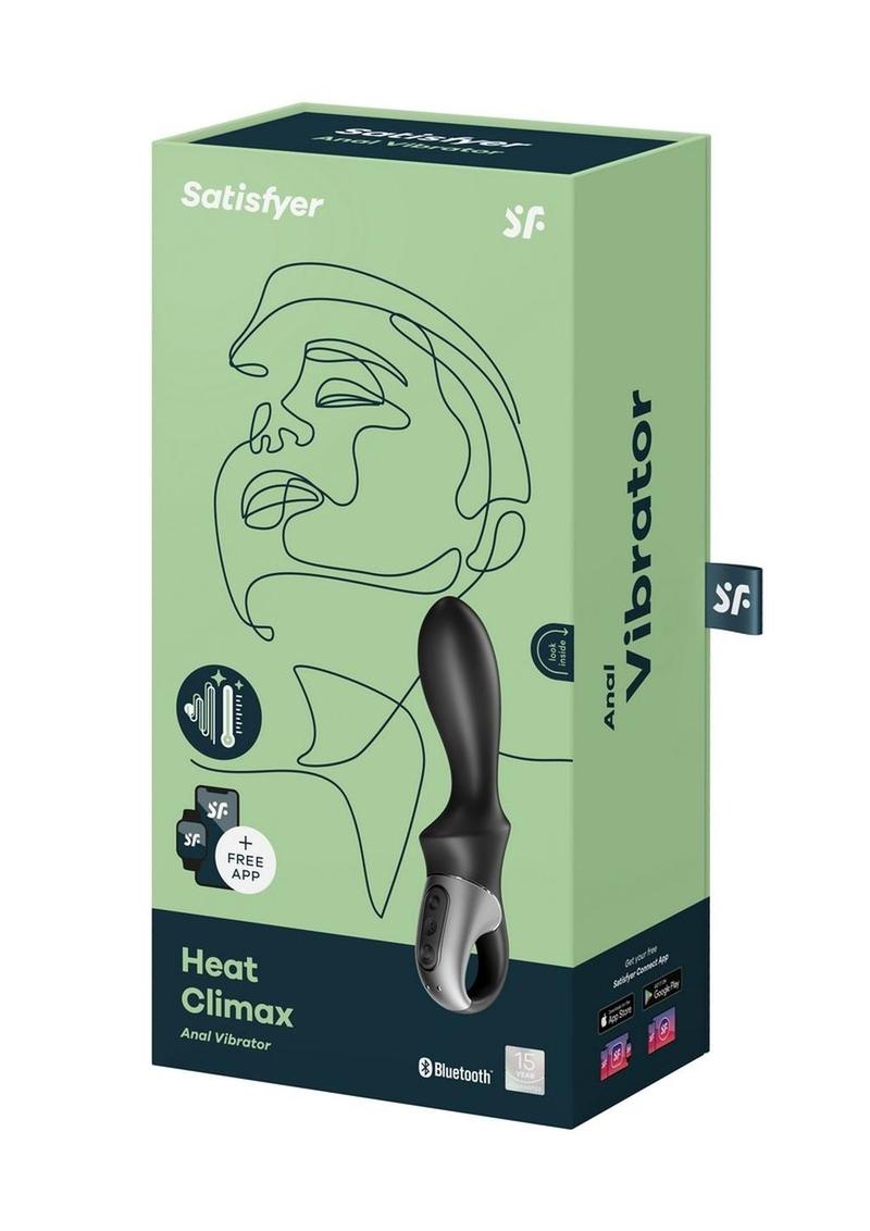 Satisfyer Heat Climax Warming Anal Stimulator - Black