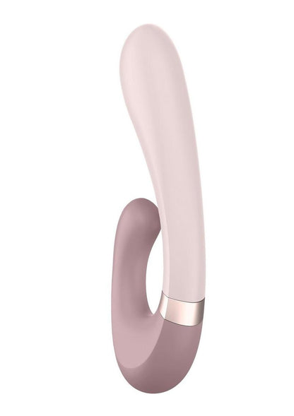 Satisfyer Heat Wave Silicone Warming Rabbit Vibrator - Mauve/Purple