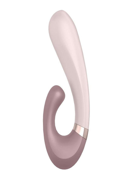 Satisfyer Heat Wave Silicone Warming Rabbit Vibrator - Mauve/Purple