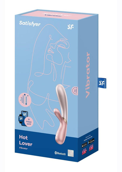 Satisfyer Hot Lover Rechargeable Silicone Warming Dual-Stim Vibrator