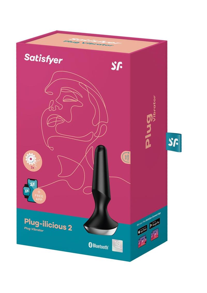 Satisfyer Plug-Ilicious 2 Silicone Vibrating Anal Plug