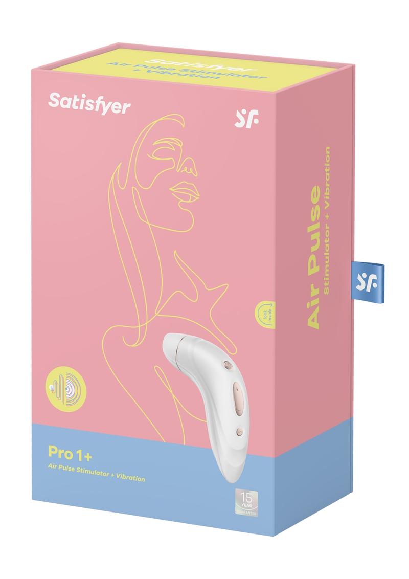 Satisfyer Pro 1+ Vibration Pressure Clitoral Stimulator USB Rechargeable Waterproof