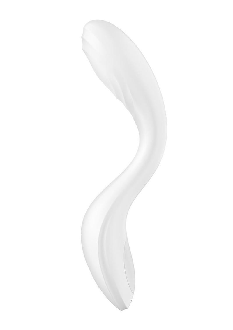 Satisfyer Rrrolling Pleasure Rechargeable Silicone Vibrator - White