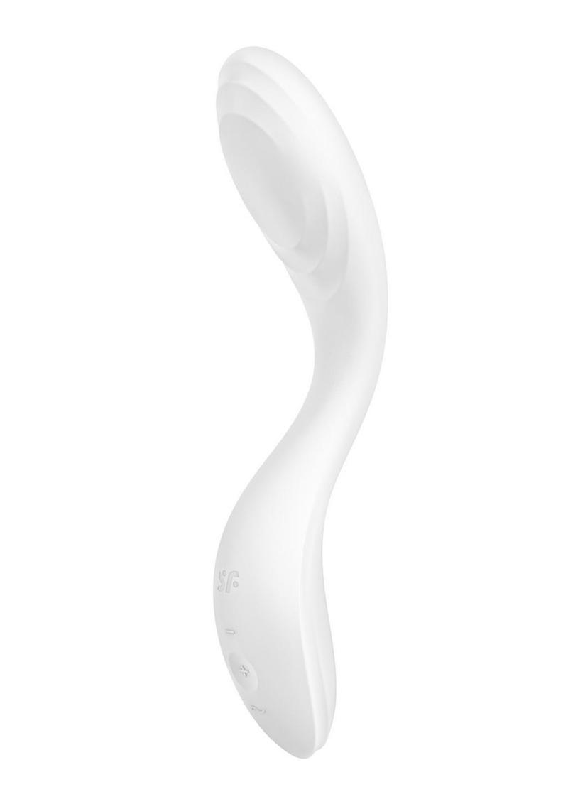 Satisfyer Rrrolling Pleasure Rechargeable Silicone Vibrator - White