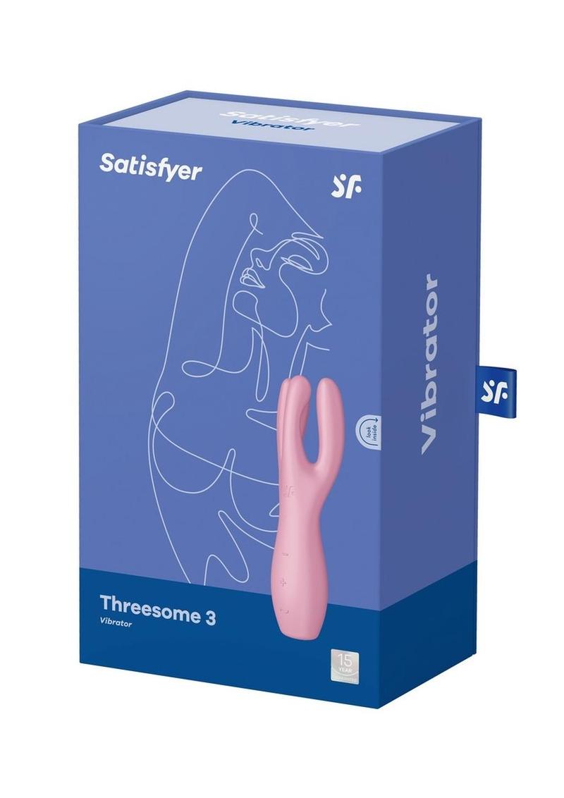 Satisfyer Threesome 3 Rechargeable Silicone Stimulator