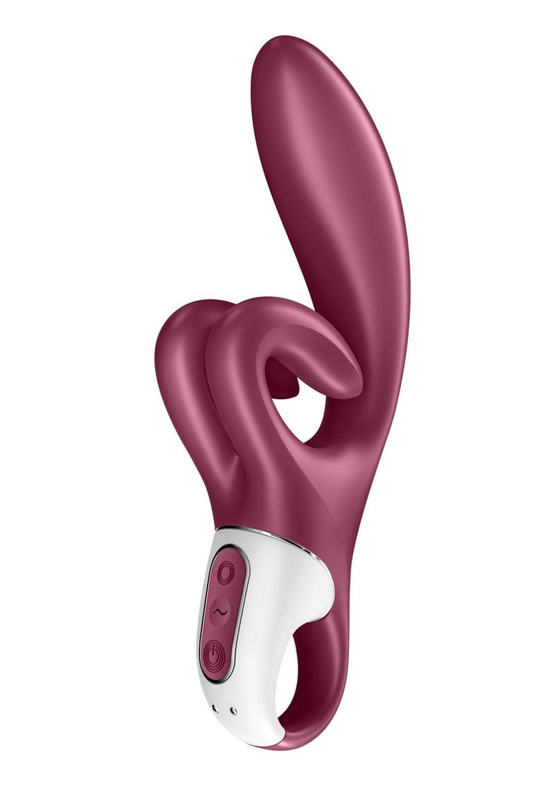 Satisfyer Touch Me Rechargeable Silicone Rabbit Vibrator - Red