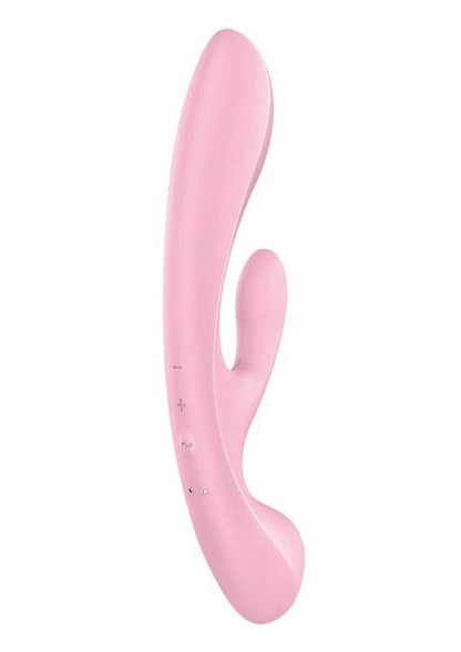 Satisfyer Triple Oh Rechargeable Silicone Dual Stimulating Vibrator