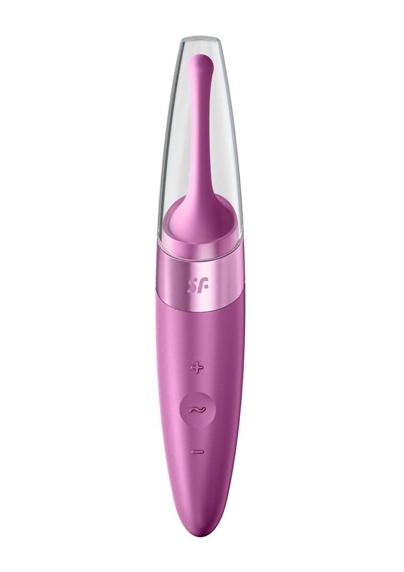 Satisfyer Twirling Delight Rechargeable Stimulator - Berry/Purple