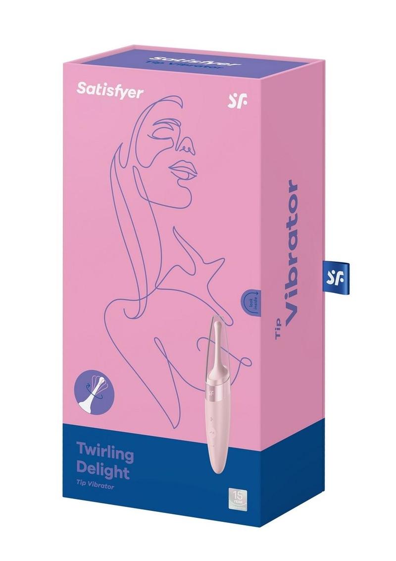 Satisfyer Twirling Delight Rechargeable Stimulator - Pink/Rose