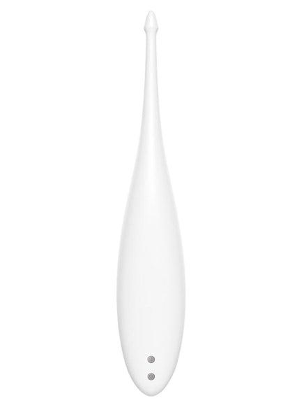 Satisfyer Twirling Fun Silicone Vibrator - White