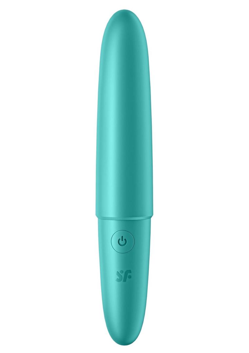 Satisfyer Ultra Power Bullet 6 Rechargeable Silicone Bullet Vibrator - Teal