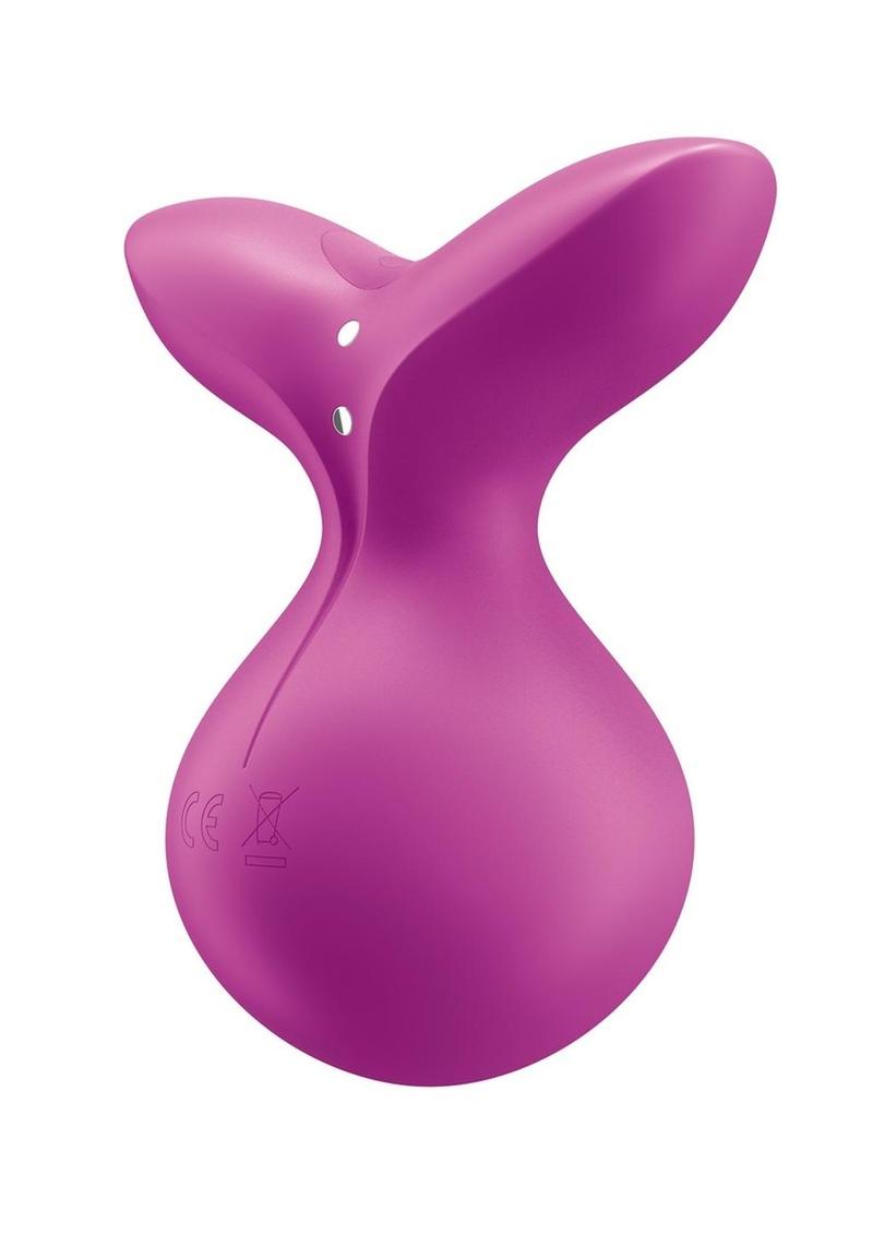 Satisfyer Viva LA Vulva 3 Rechargeable Silicone Clitoral Stimulator - Purple/Violet