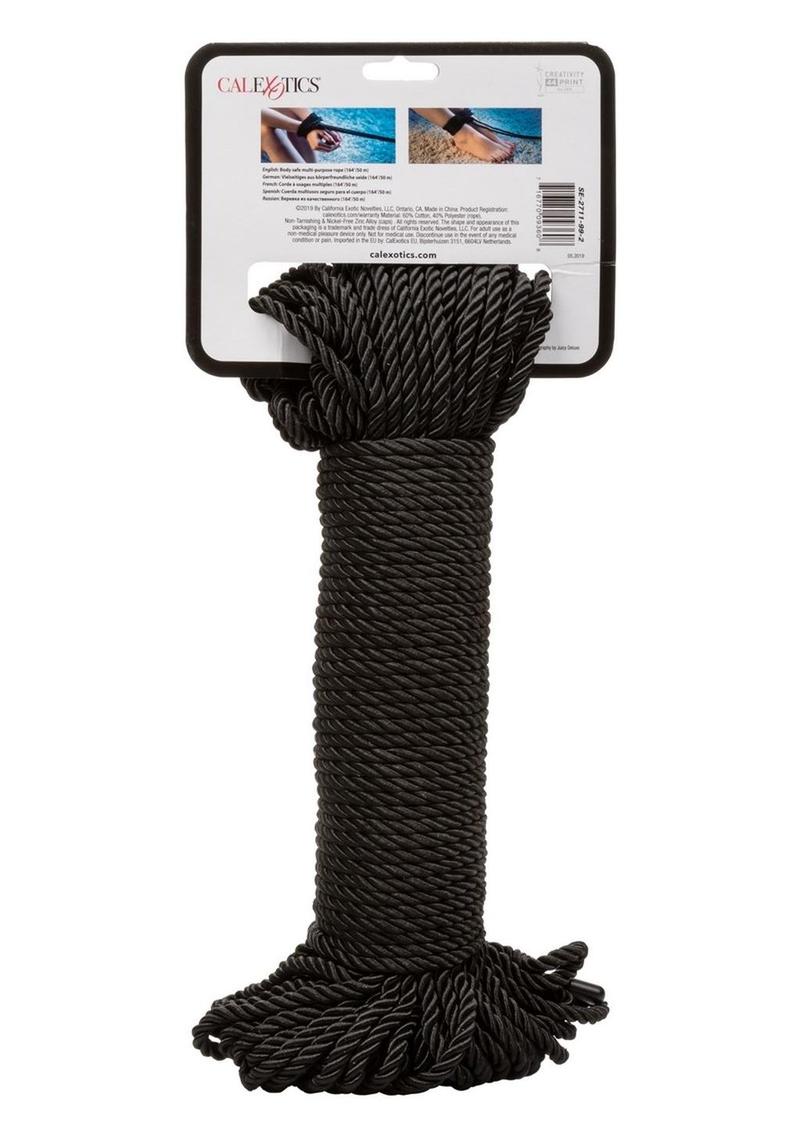 Scandal BDSM Rope - Black - 164ft/50m