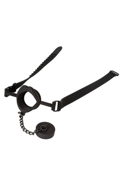 Scandal Silicone Stopper Gag - Black