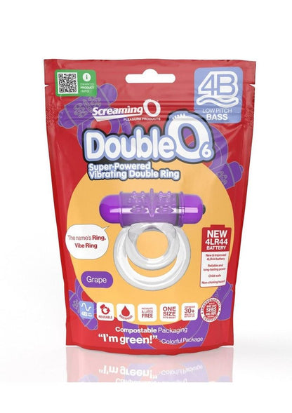 Screaming O 4b Doubleo 6 Couples Ring - Grape/Purple