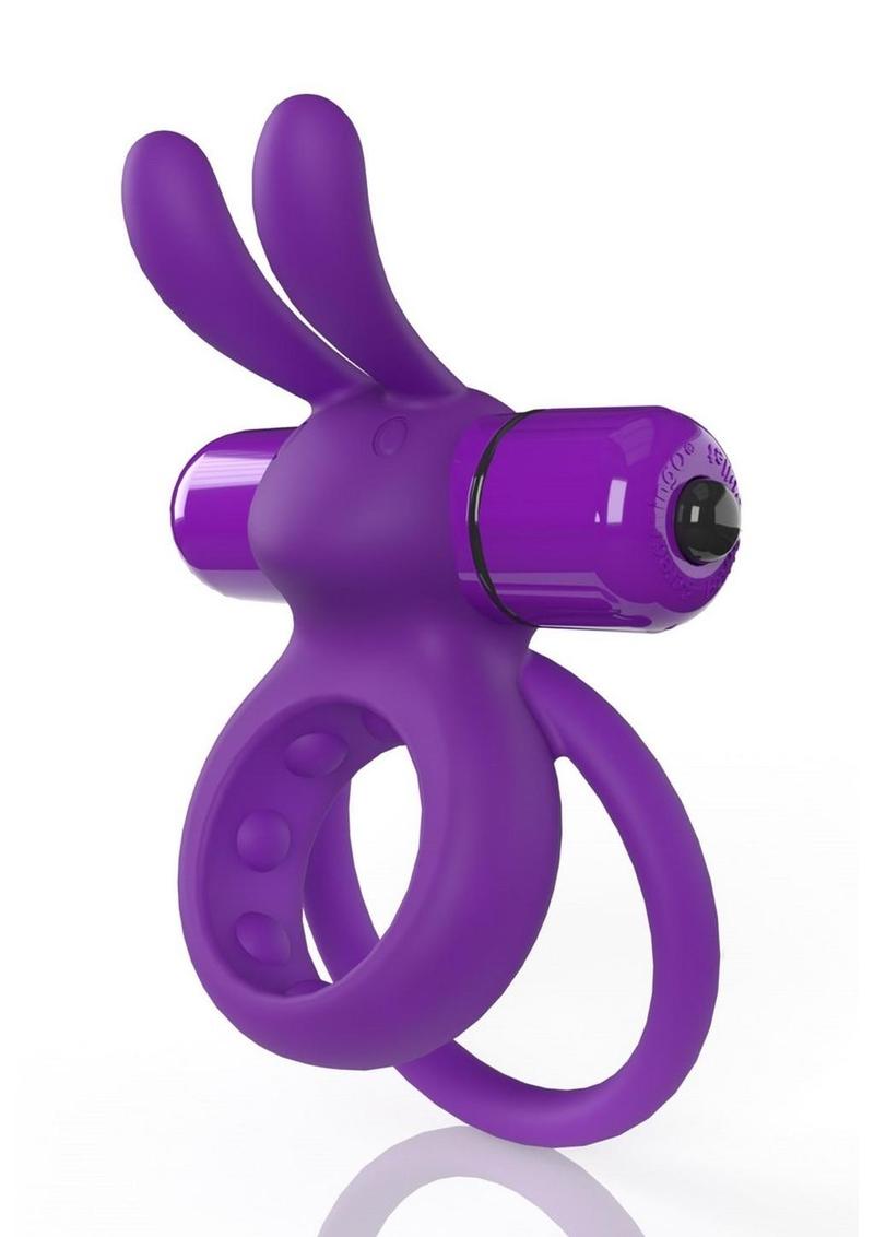 Screaming O 4t Ohare Vibrating Cock Ring - Grape/Purple