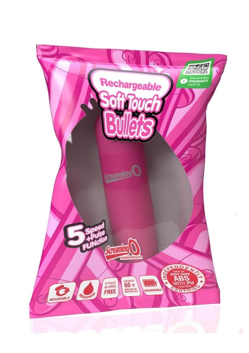 Screaming O Soft Touch Rechargeable Bullet - Pink