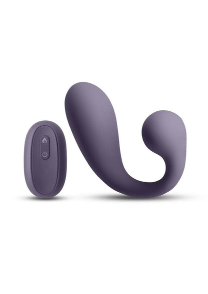 Secrets Maple Rechargeable Silicone G-Spot Warming Vibrator with Clitoral Stimulation