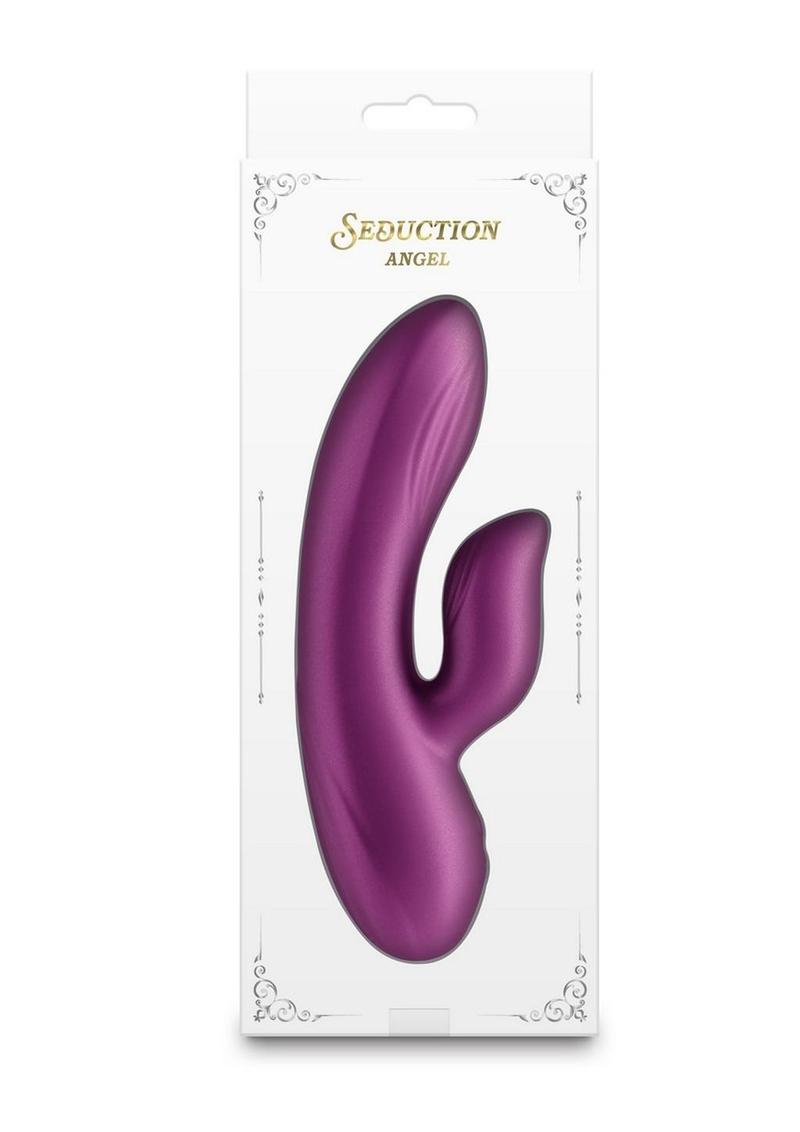 Seduction Angel Rechargeable Silicone Rabbit Vibrator - Magenta/Pink