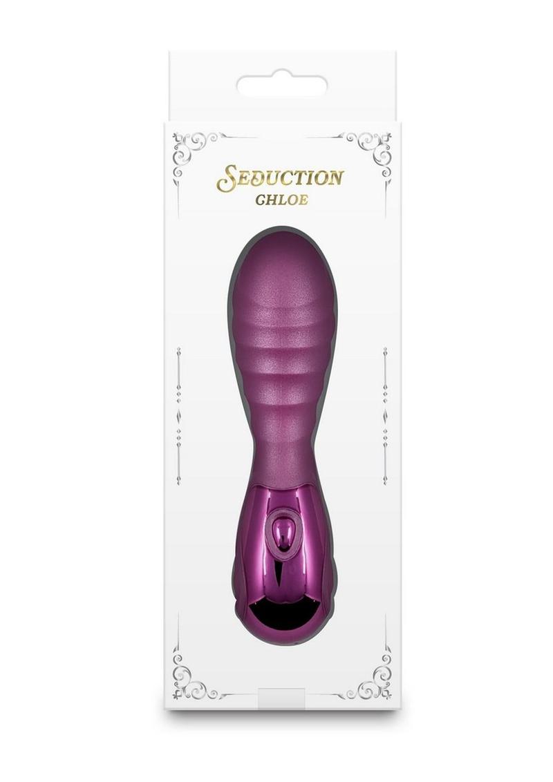 Seduction Chloe Rechargeable Silicone Mini Vibrator - Pink