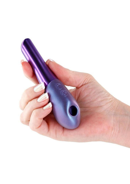 Seduction Nuvo Rechargeable Silicone Air Pulse Clitoral Stimulator - Purple